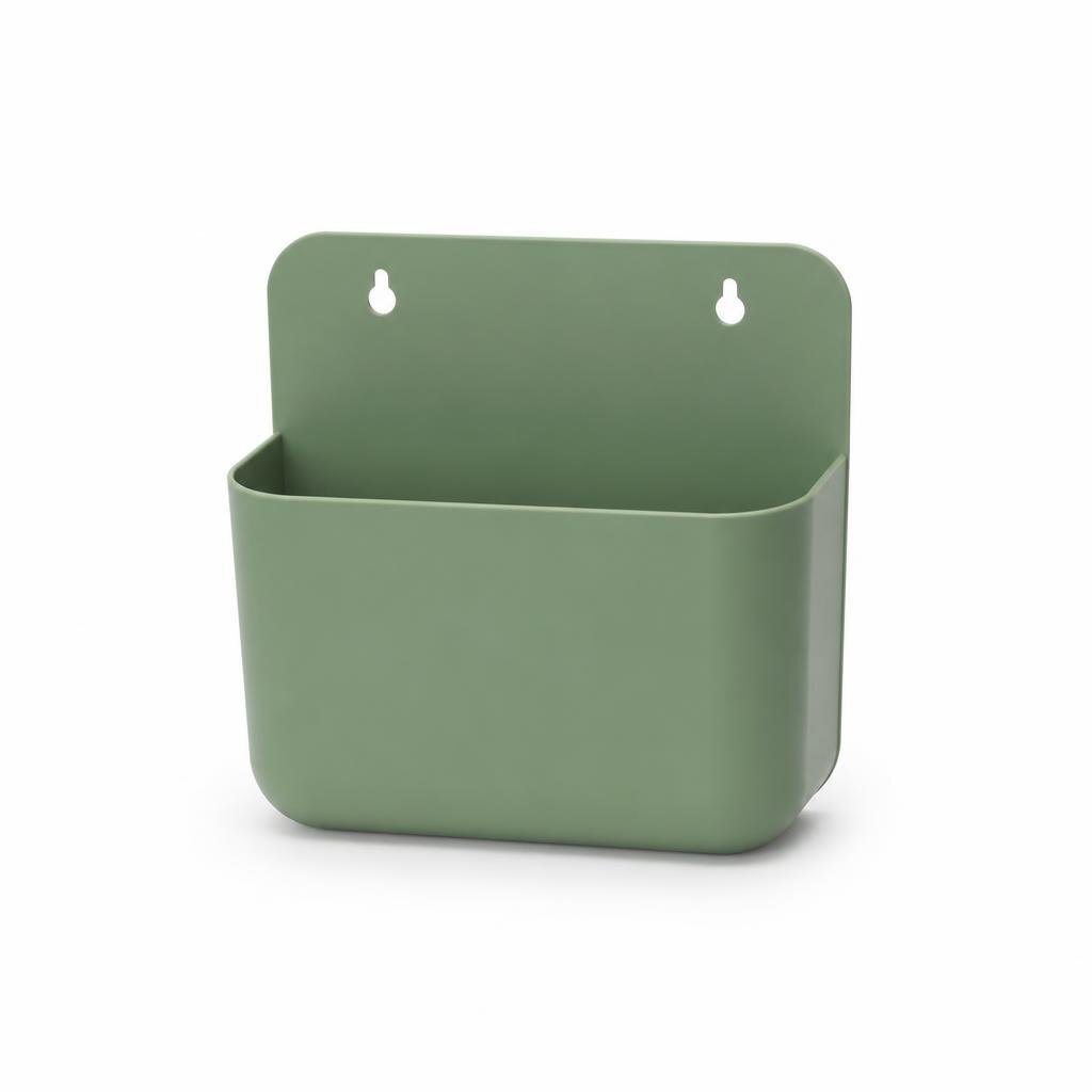 WALL MOUNTED HANGING STORAGE BOX - GREEN