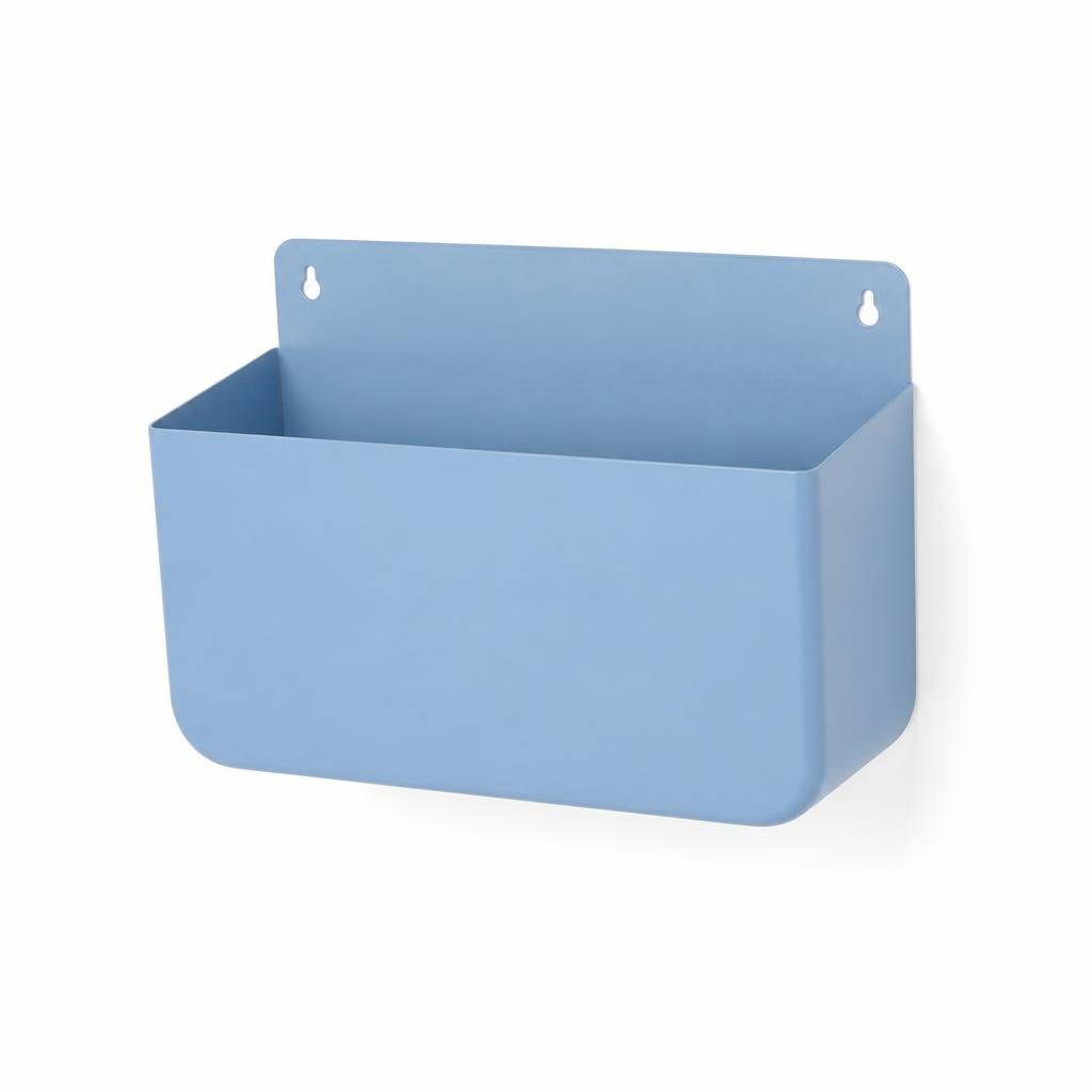 WALL MOUNTED HANGING STORAGE BOX - BLUE