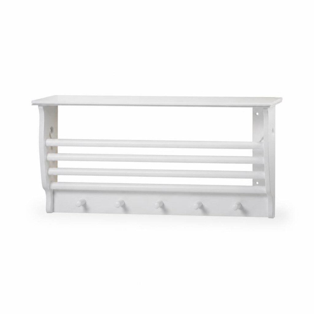 MULTIPURPOSE WALL-MOUNTED RACK - WHITE