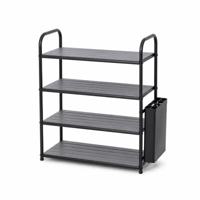 4LAYER S/S SHOES RACK C/W UMBRELLA HOLDER