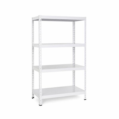 180 X 45 X 90CM HYPERACK M.WHITE 4LEVEL BOLTLESS RACK
