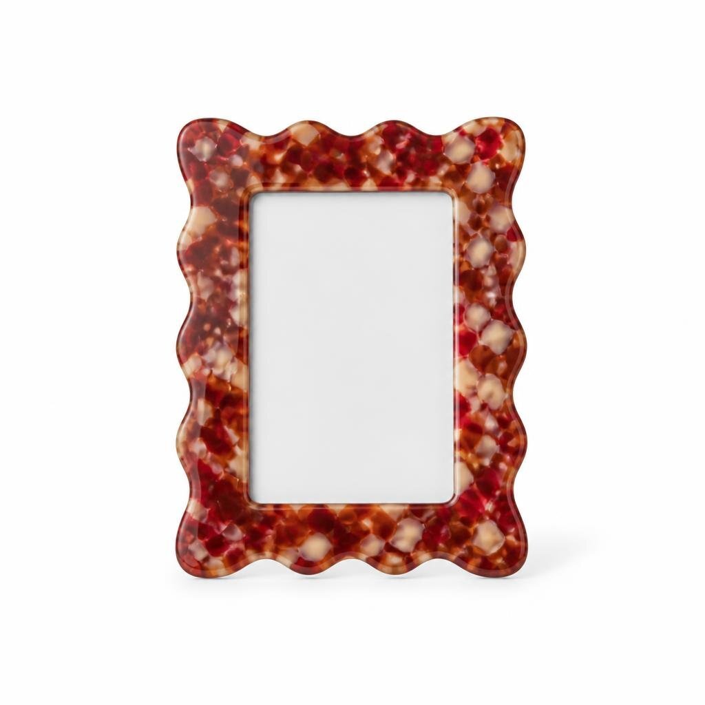 GRABBIT 4" X 6" PHOTO FRAME - CALICO RED