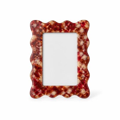 GRABBIT 4" X 6" PHOTO FRAME - CALICO RED