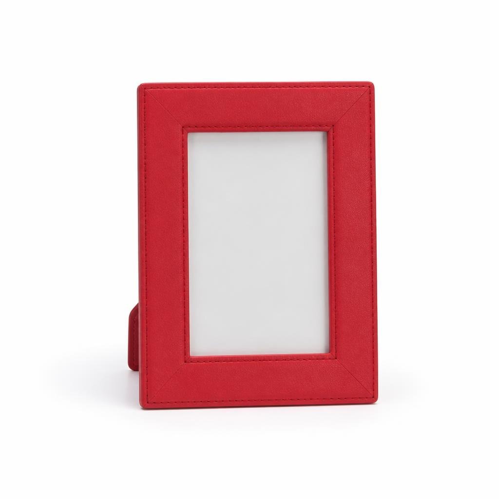 GRABBIT 4" X 6" PHOTO FRAME - PU RED