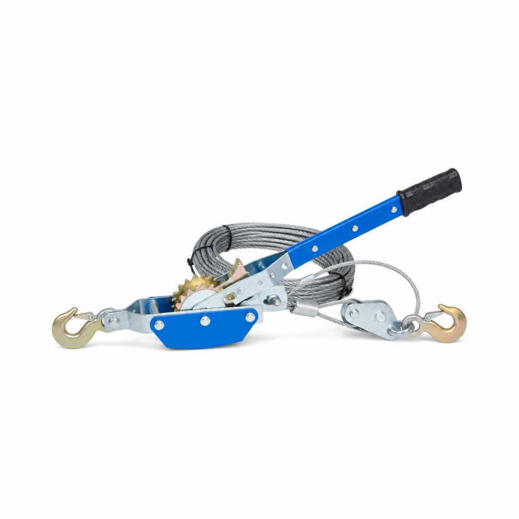 PEAK 30M WIRE CABLE PULLER C/W STEEL WIRE (BLUE)