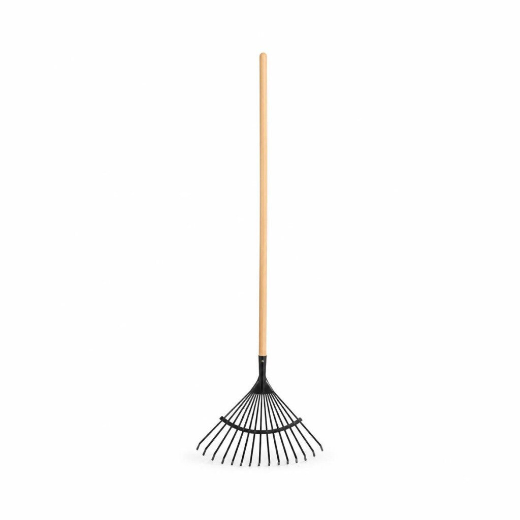 RAYACO 920 RAKE WITH WOODEN HANDLE