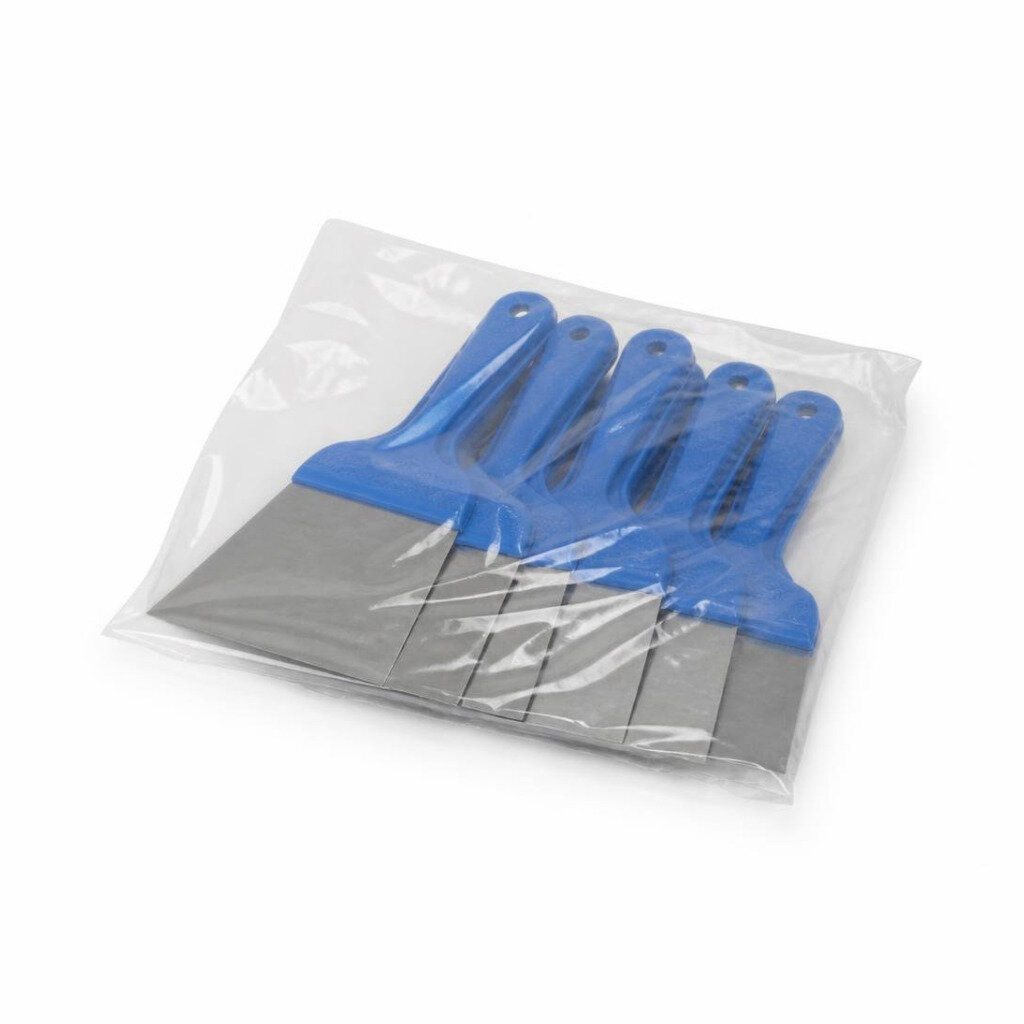 ANZA 14" STEEL SCRAPER - BLUE (5PCS/PKT)