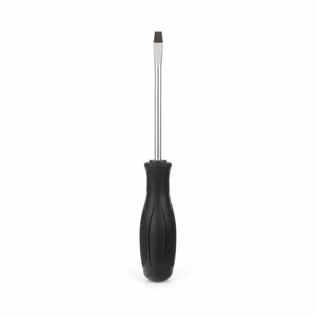 MANNS 6# X 6" (-) RUBBER HANDLE SCREWDRIVER