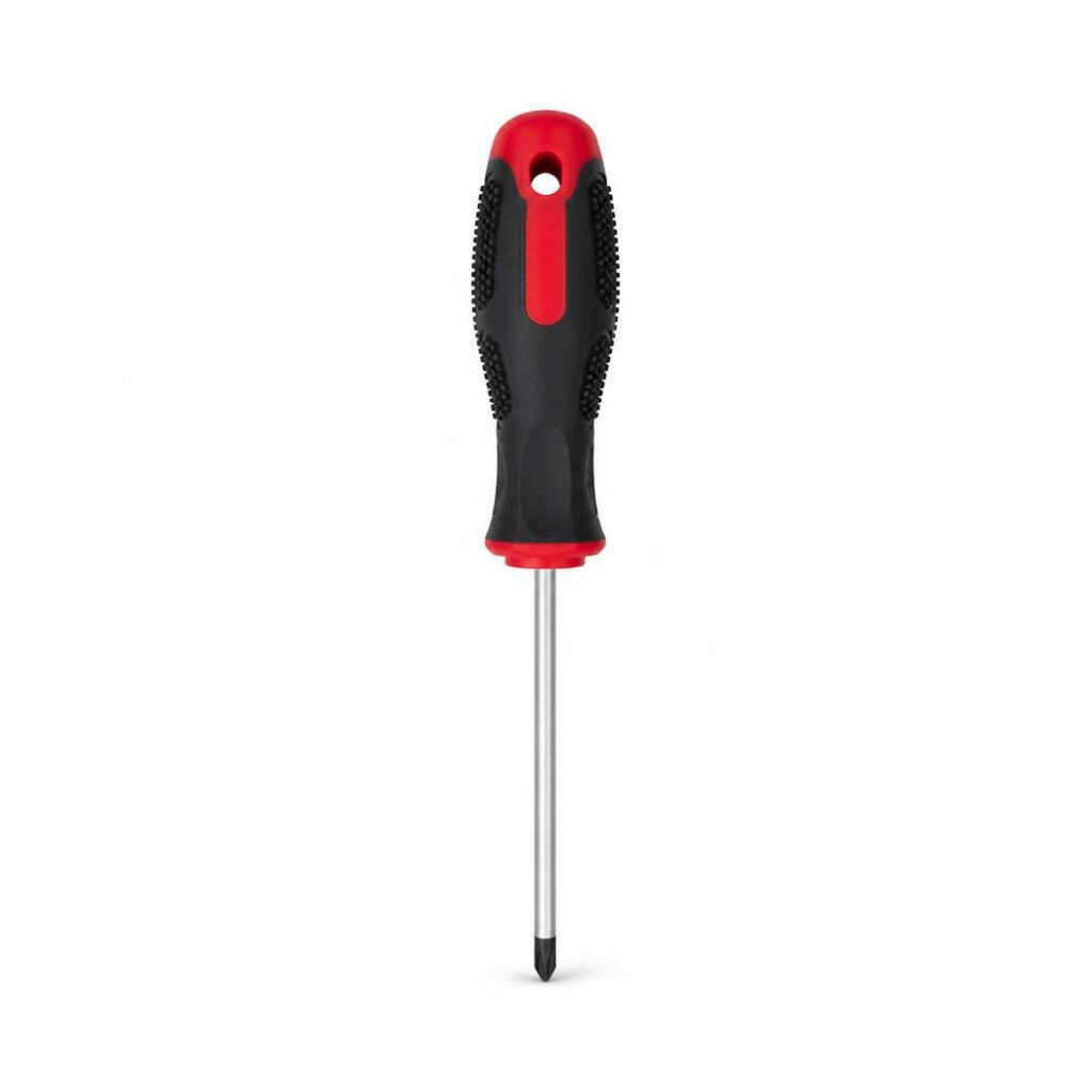 MANNS 6# X 4" (+) RUBBER HANDLE SCREWDRIVER