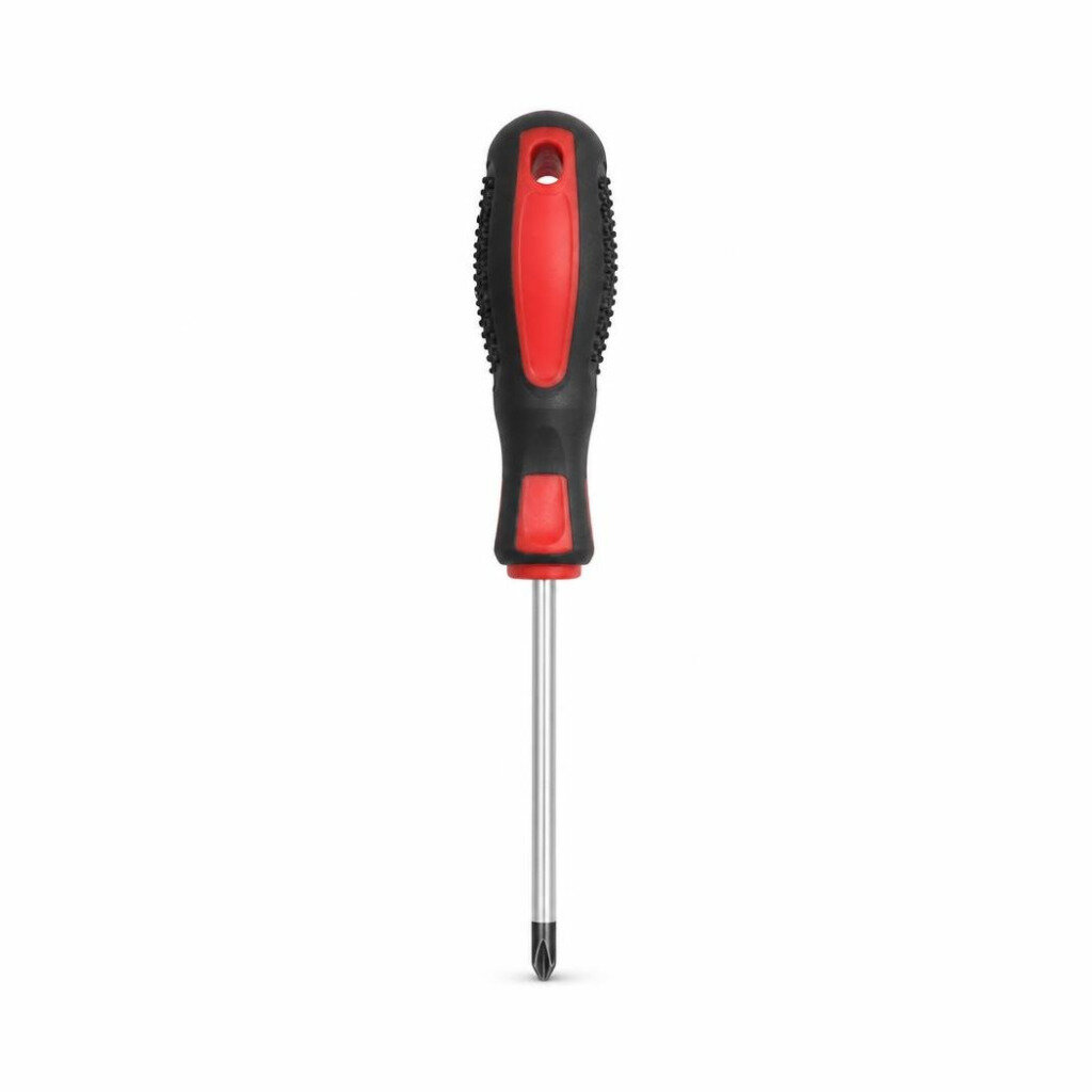 MANNS 6# X 6" (+) RUBBER HANDLE SCREWDRIVER