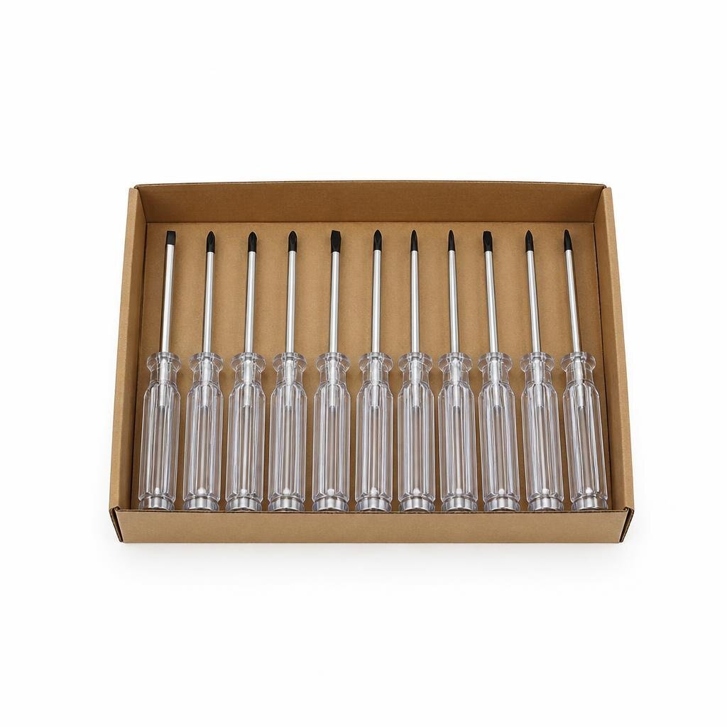 SNELL 6.35MM X 200MM TWO WAY SCREWDRIVER (12PCS/BOX)