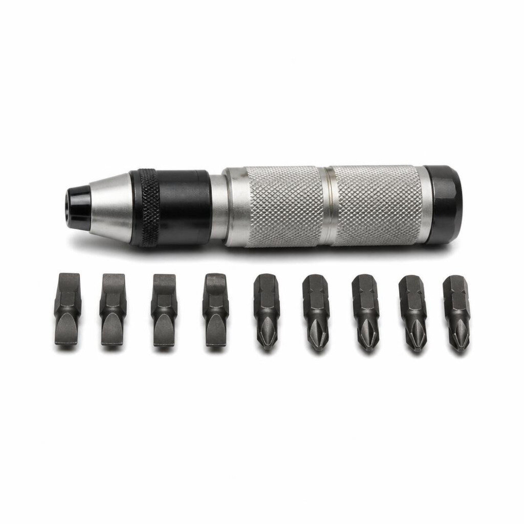 NIETZ 9PCS METAL BODY H/DUTY IMPACT DRIVER SET - 522-98-902