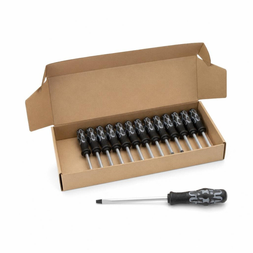 M-B.I. CARE BN-409039 10" X 8MM (-) STONE PATTERN SCREWDRIVER (12PCS/BOX)