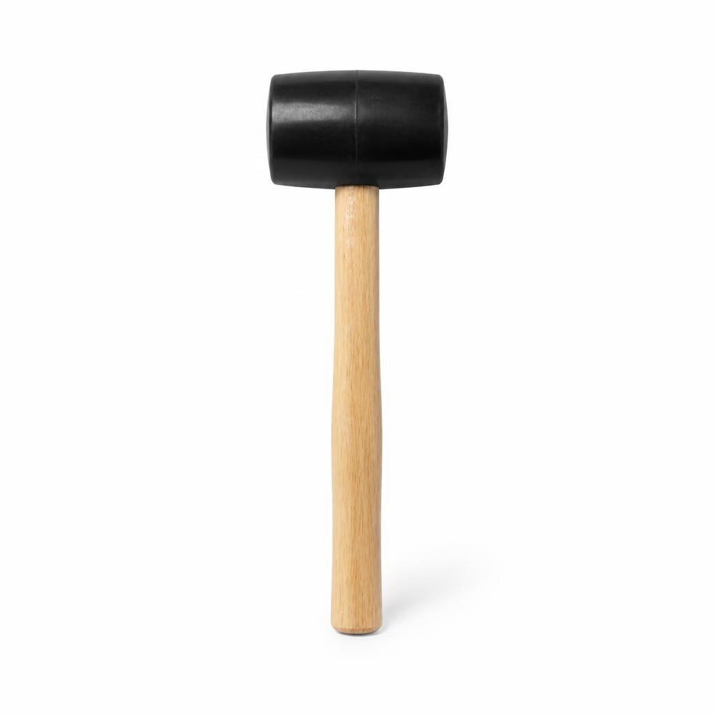 NO. 750 WOOD HANDLE RUBBER MALLET