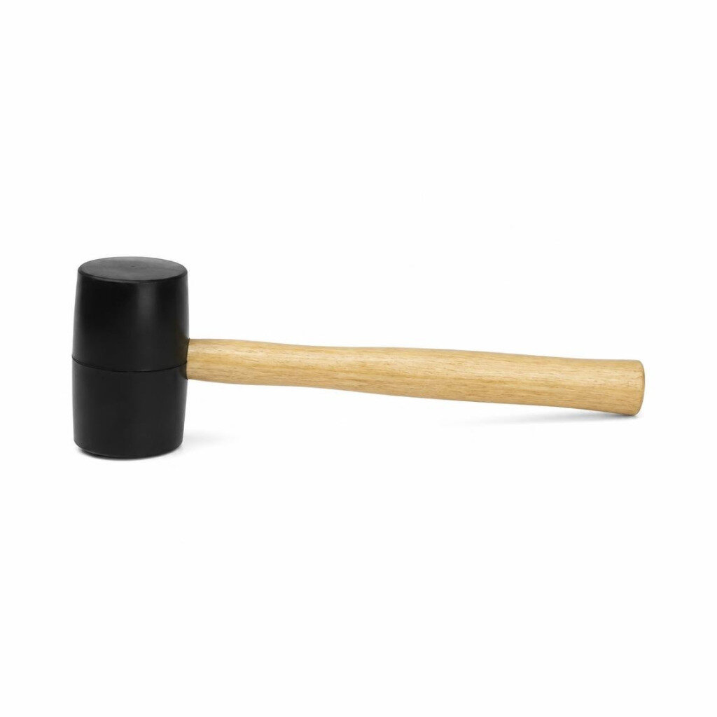 NO.500 WOOD HANDLE RUBBER MALLET