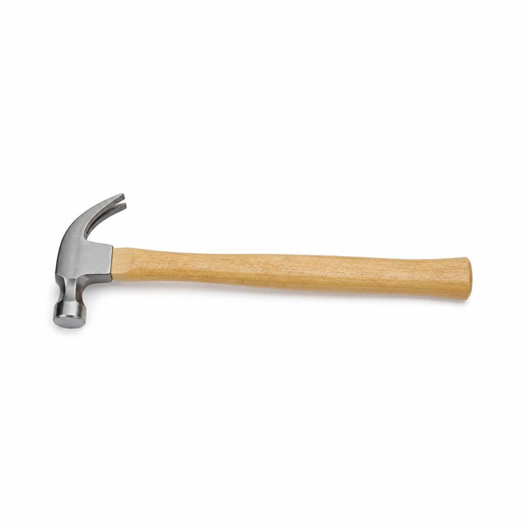 STANLEY 27MM CLAW HAMMER WOOD HANDLE - 5127123