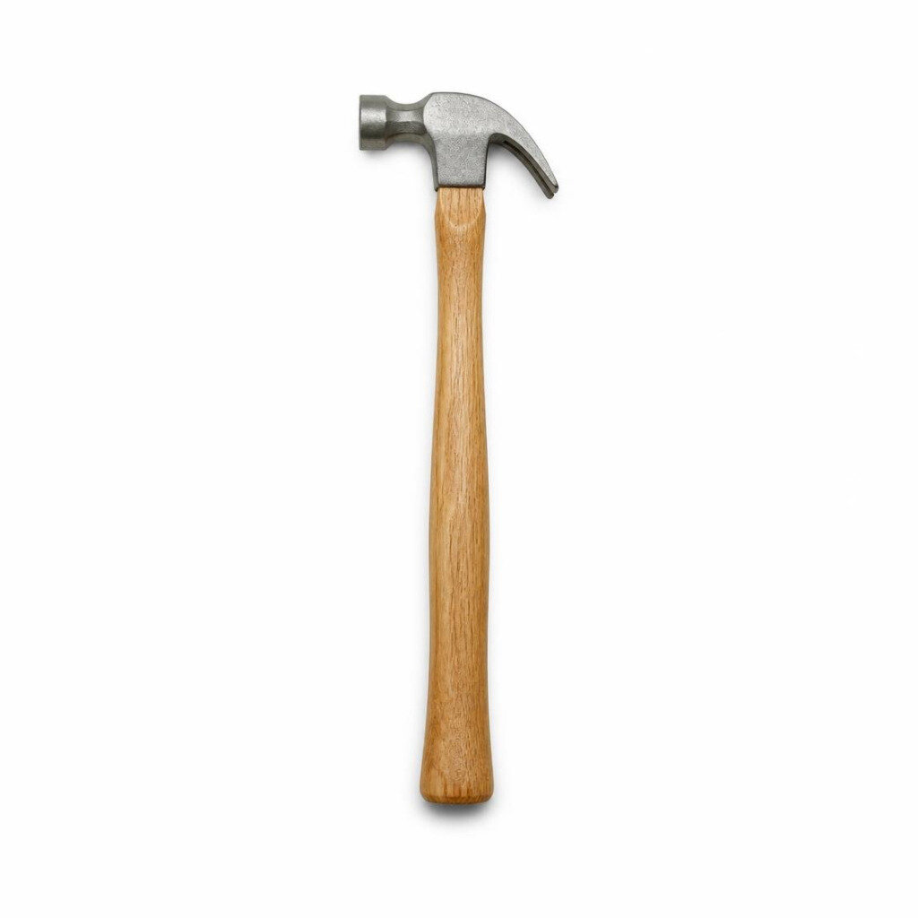 MANNS 27MM CLAW HAMMER WOOD HANDLE