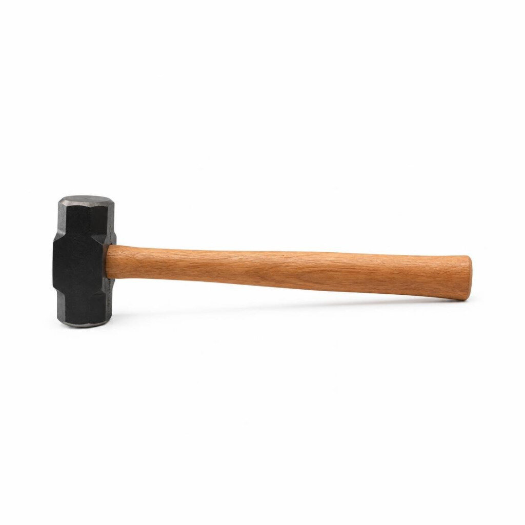 BLACKSMITH 3LB HEX. HAMMER WOOD HANDLE
