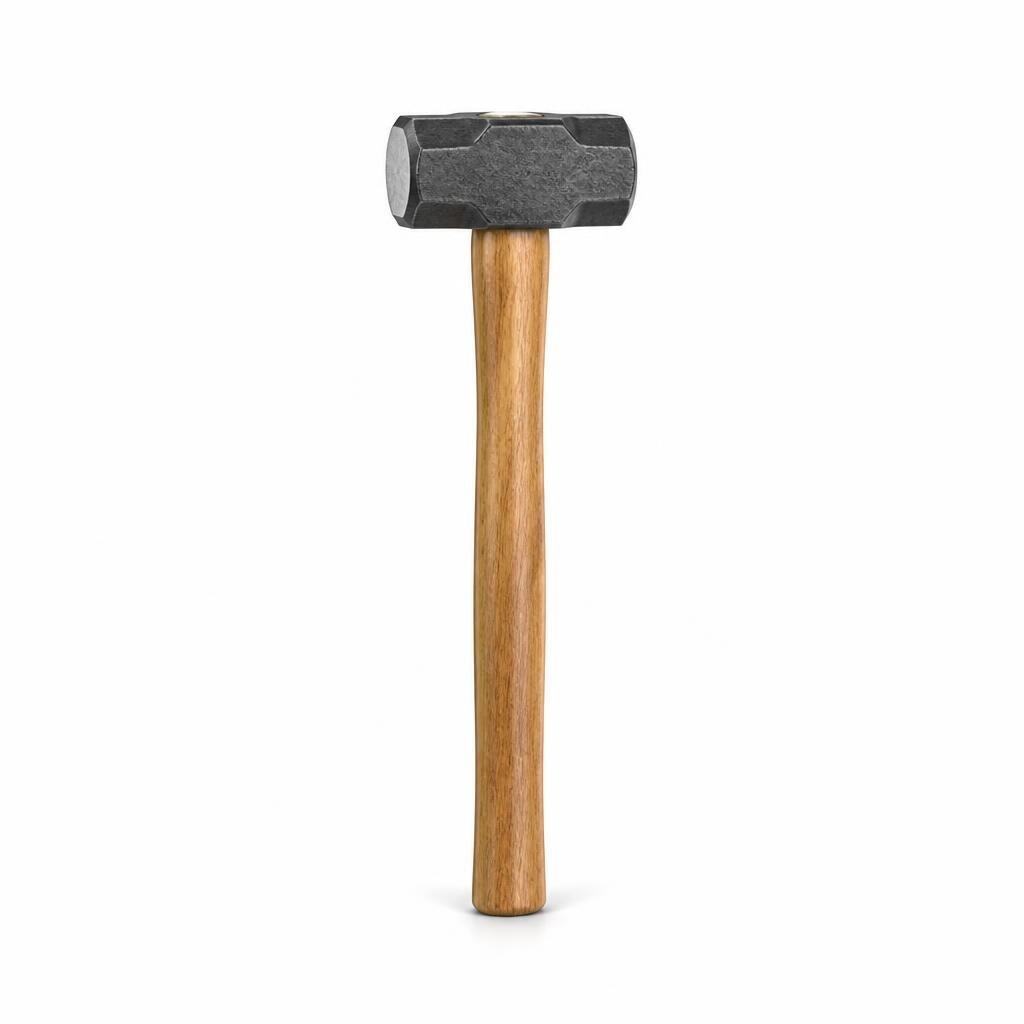 BLACKSMITH 14LB HEX. HAMMER WOOD HANDLE