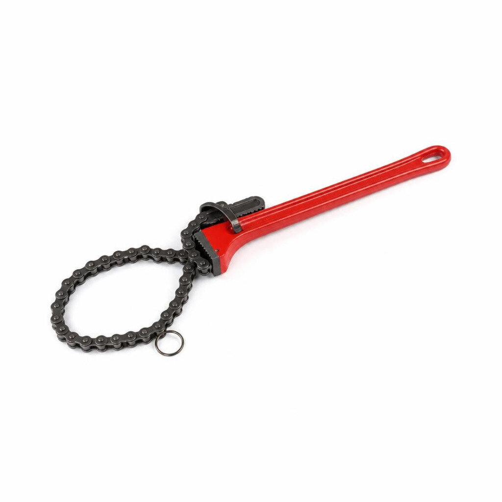 16" MINI PIPE WRENCH WITH CHAIN