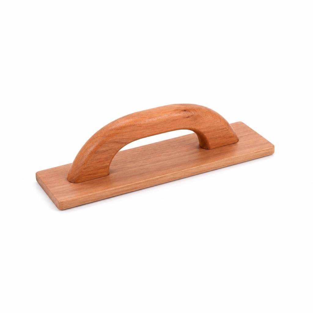 4" X 1/2" WOOD TROWEL WITH HANDLE - MERBOU