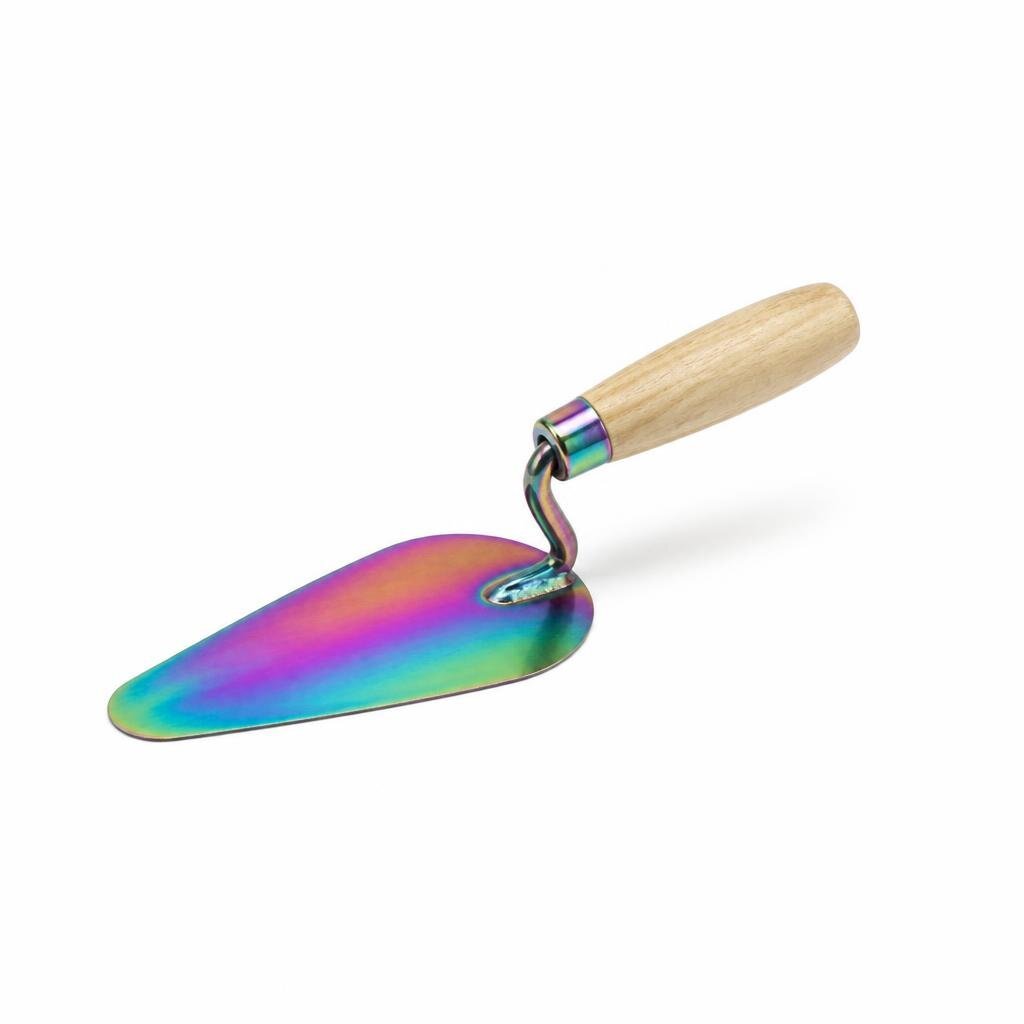 M-YF 99999 4.5" RAINBOW STAINLESS STEEL TROWEL