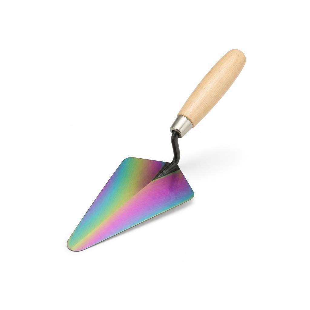 M-YF 99999 4.25" RAINBOW STAINLESS STEEL TROWEL