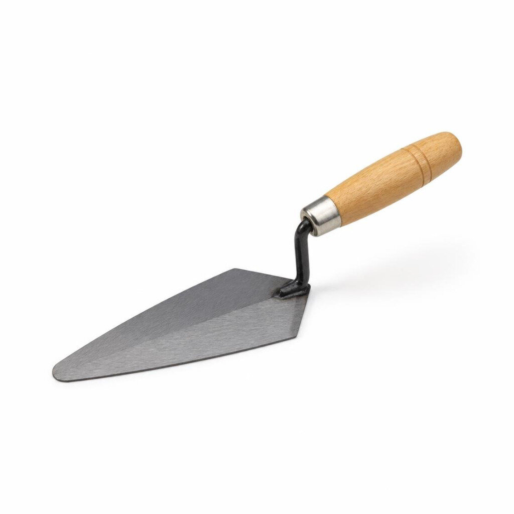 ROCKEY4450 6" X 1.55MM WOOD HANDLE BRICKING TROWEL