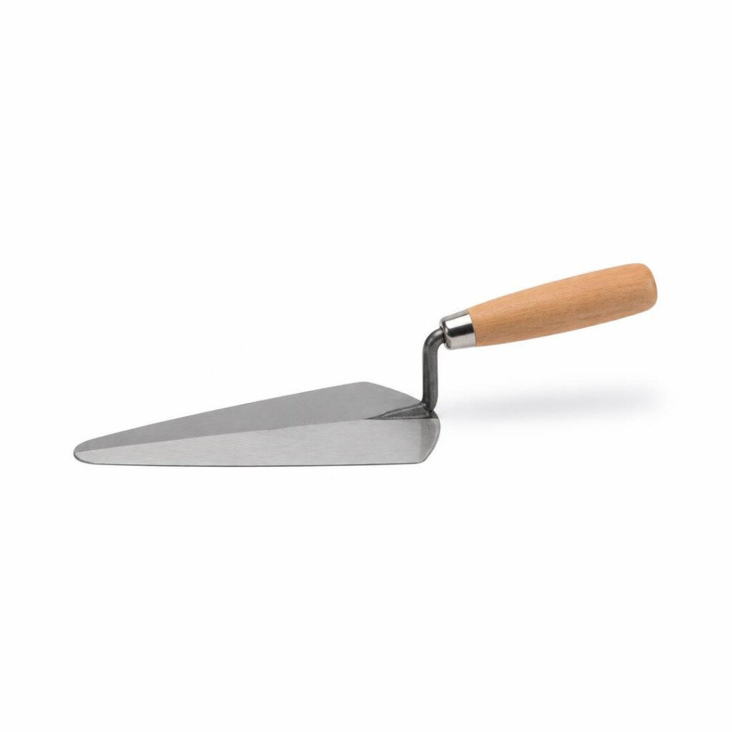 ROCKEY4450 7" X 1.55MM WOOD HANDLE BRICKING TROWEL