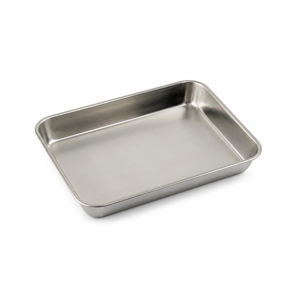 ROBINSON 23CM X 17.5CM X 5CM X 0.9MM S/STEEL PLASTERING TRAY
