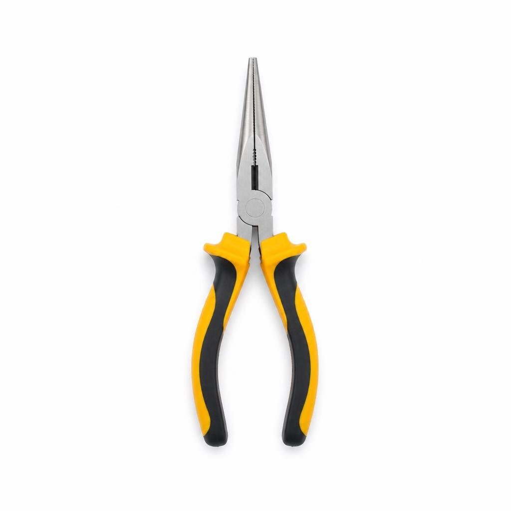 NIETZ 6.5" LONG NOSE PLIER(DOUBLE COLOUR) - 543-12-306