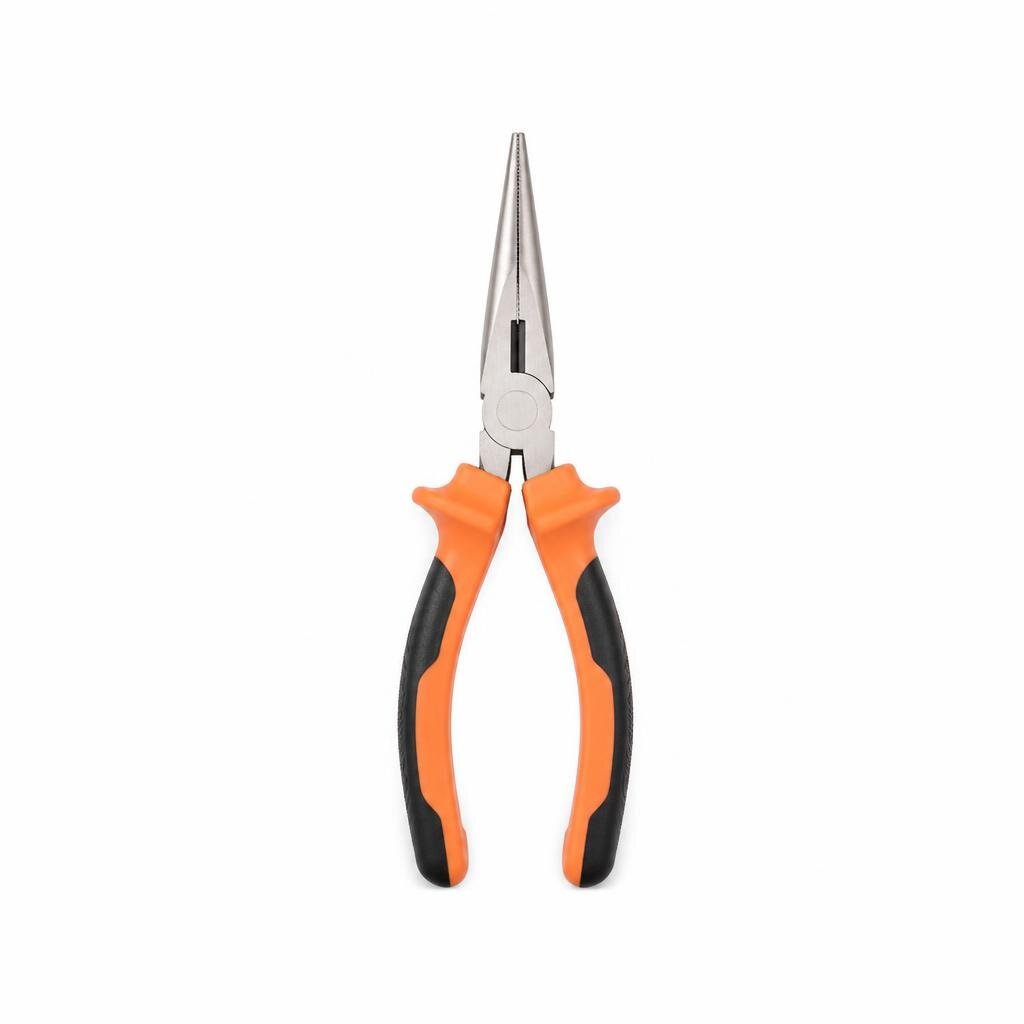 NIETZ 8" LONG NOSE PLIER (DOUBLE COLOUR) - 543-12-308