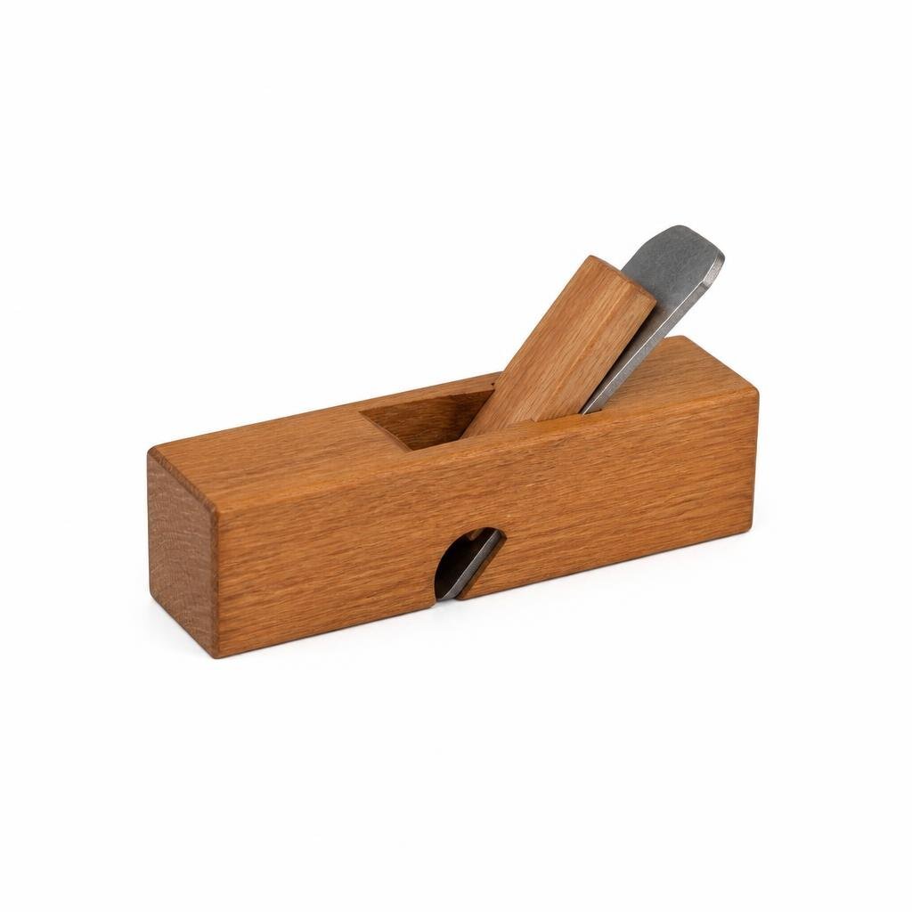 4" SMALL WOOD PLANE - WITH KNIFE