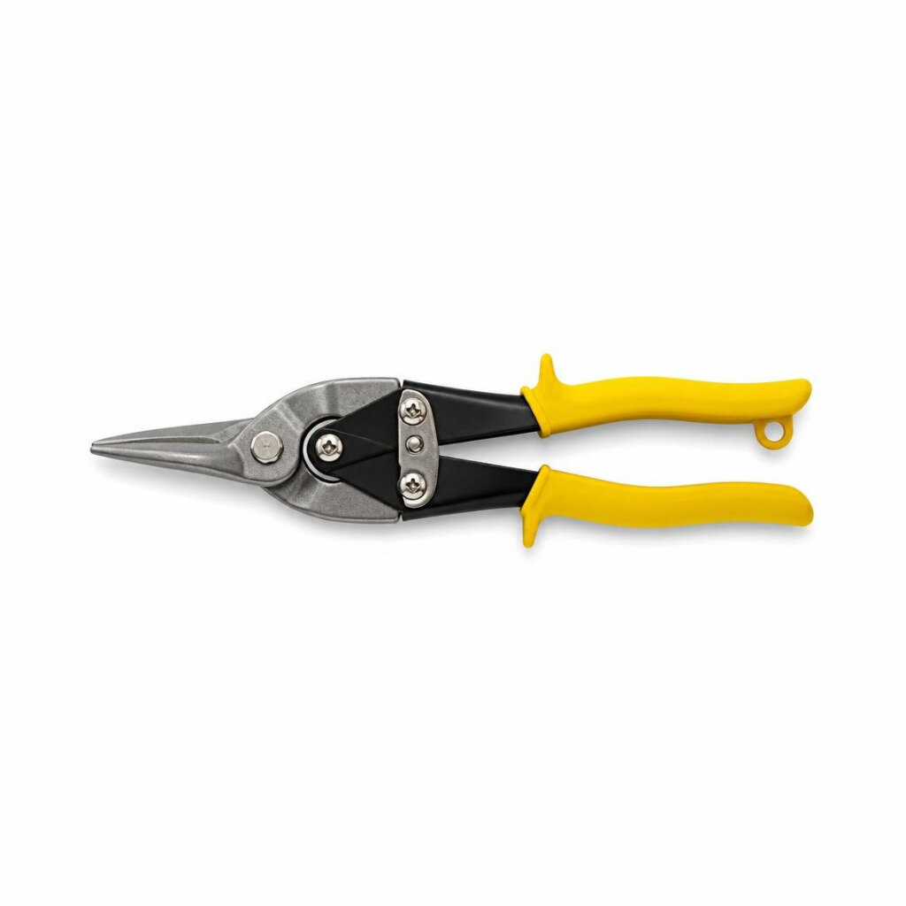 STANLEY 14-563-22 10" AVIATION SNIPS STRAIGHT YELLOW