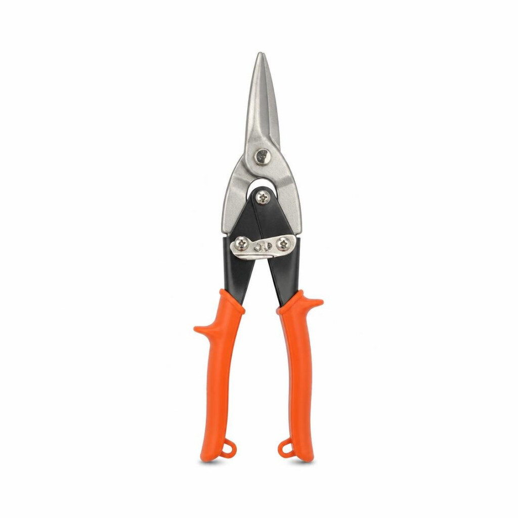 ROBINSON 10" AMERICAN TYPE TIN SNIPS CUTTER - ORANGE HANDLE