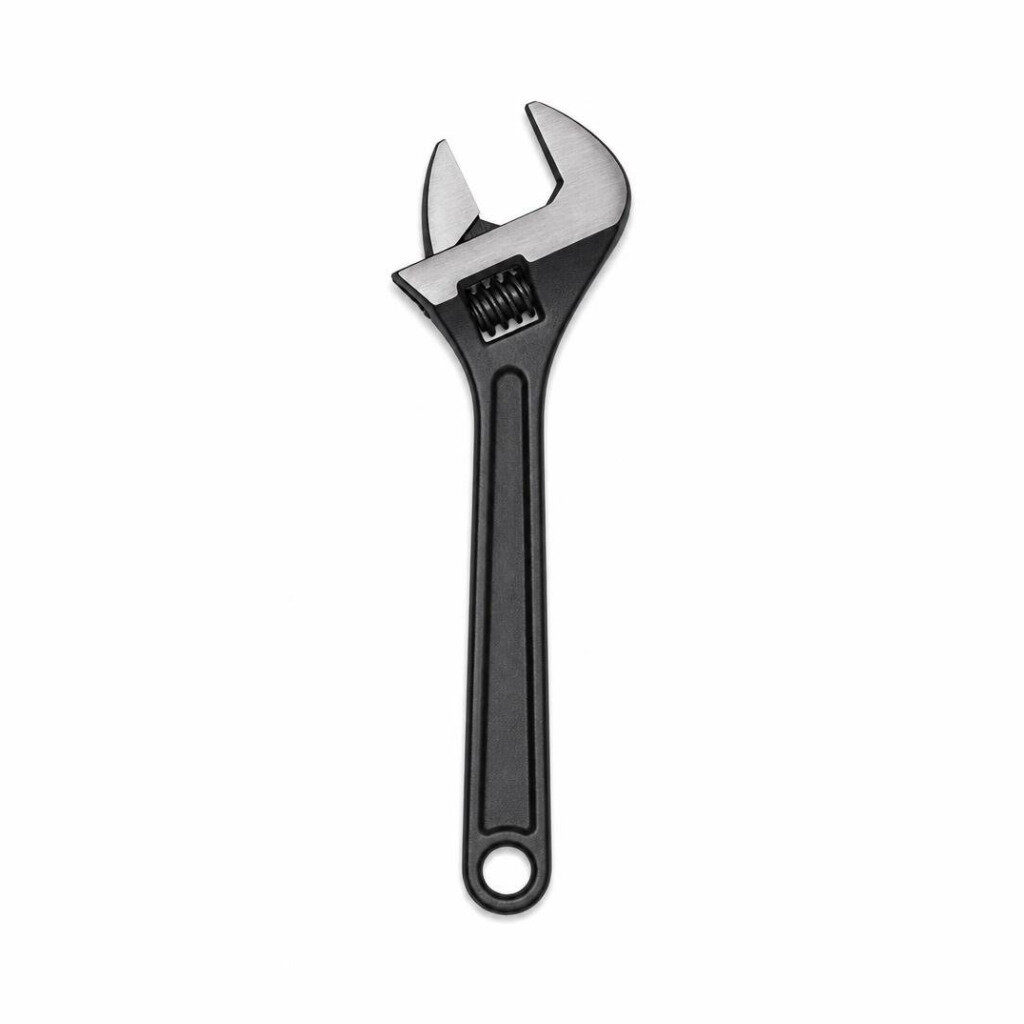 BERENT BT2010 8" BLACK ADJUSTABLE WRENCH