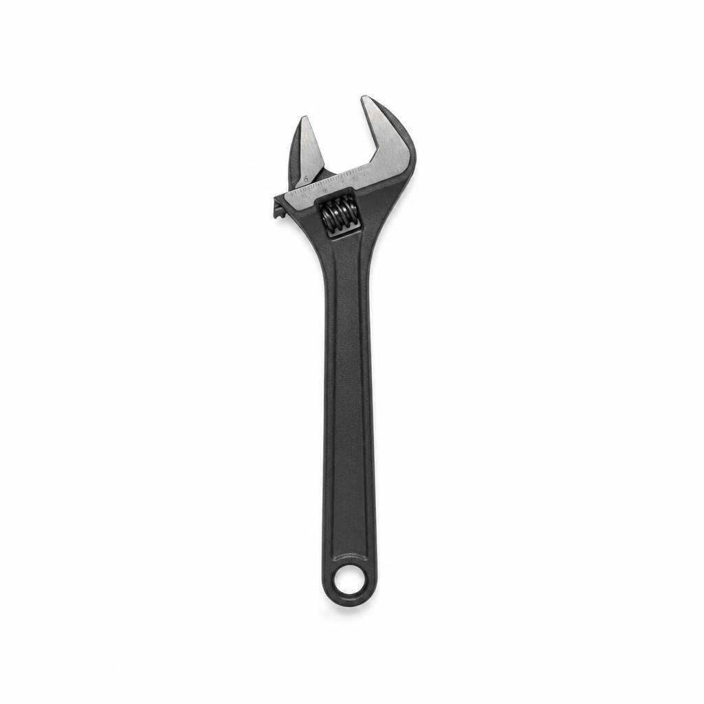 BERENT BT2010 12" BLACK ADJUSTABLE WRENCH