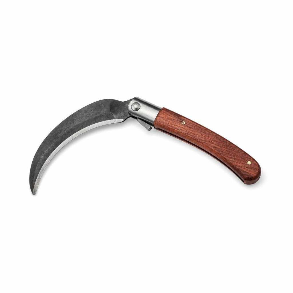 8" FOLDING IRON GRASS KNIFE - SICKLE