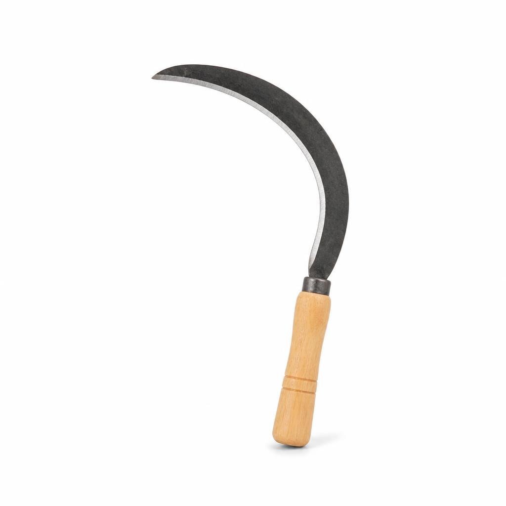 WOOD HANDLE SICKLE