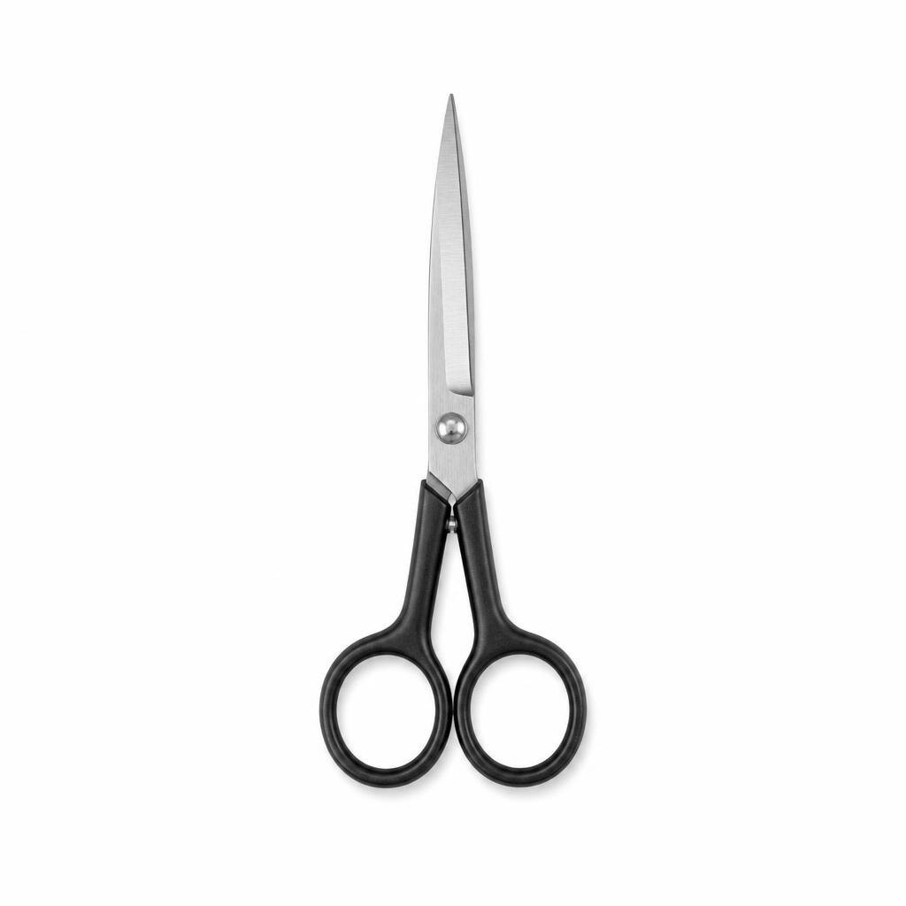 E-MAX SSB190 BLACK HANDLE SCISSORS