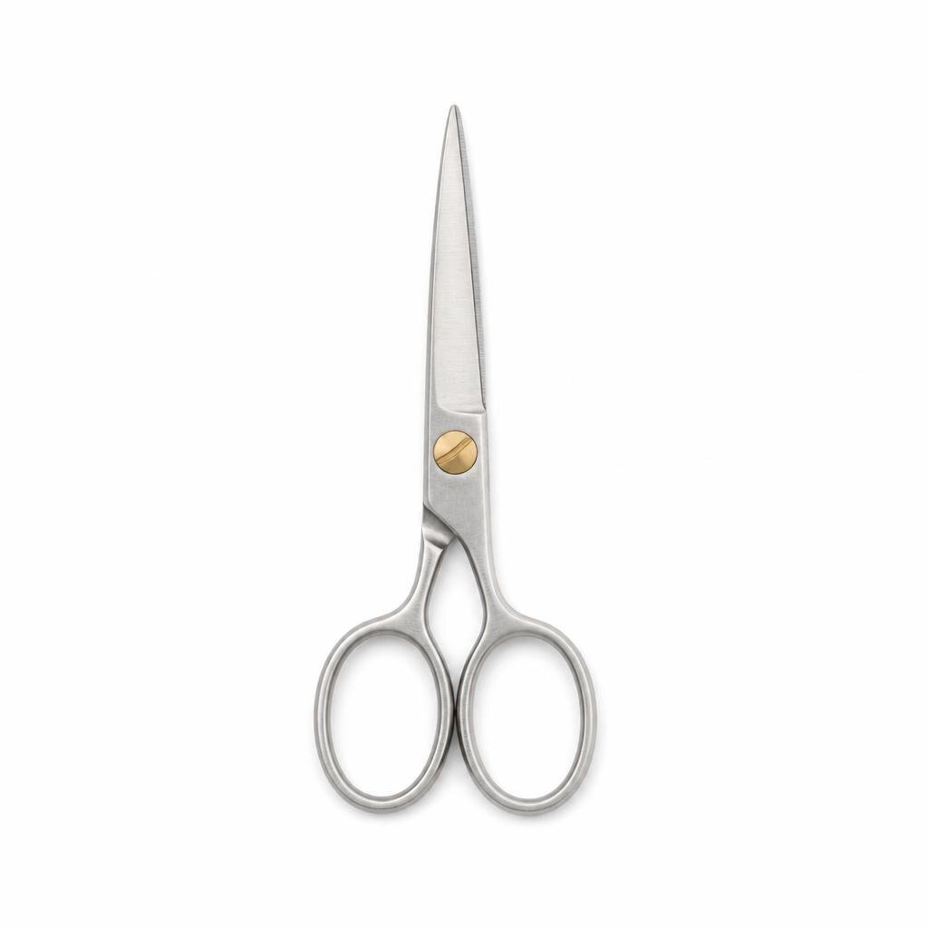 DELON F185 185MM S/STEEL SCISSORS - BRASS NUT