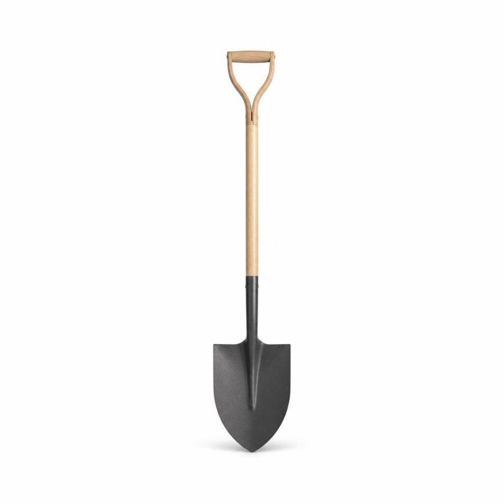 GARDEN SHOVEL WOOD HANDLE