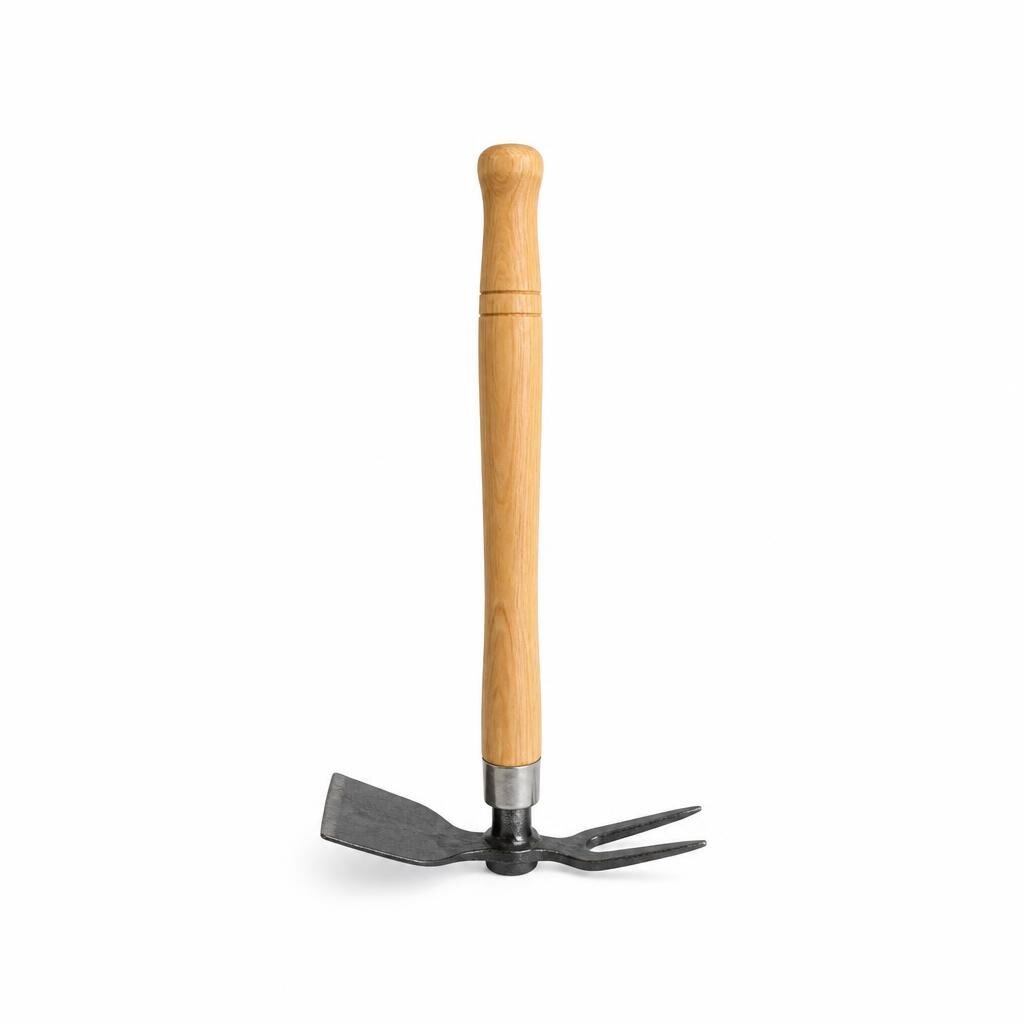 EVELAST S/S 2WAY MINI HOE - WOODEN HANDLE