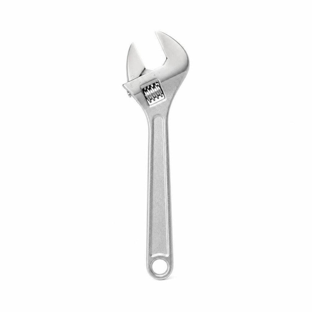 ROBINSON 10" H/DUTY ADJ. WRENCH-NICKEL PLATING
