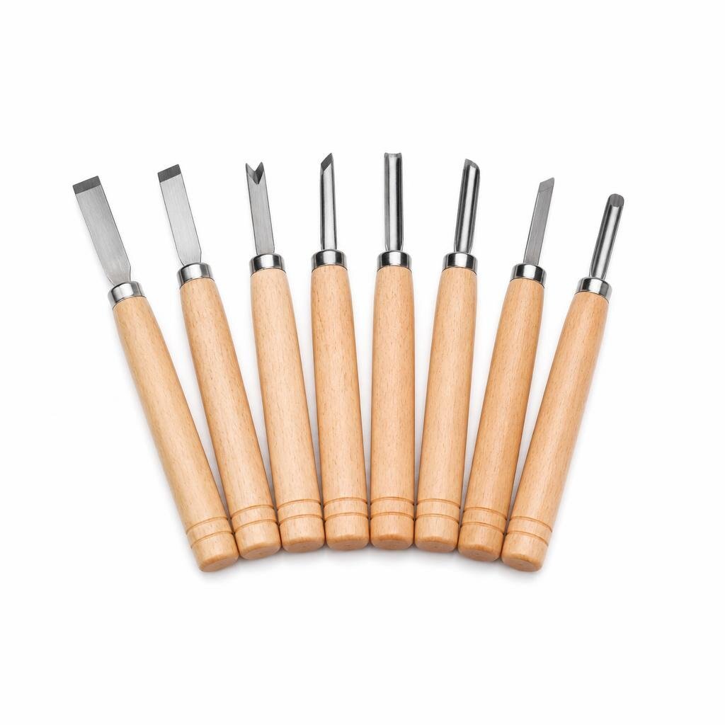 8PCS WOOD CARVING HOBBY SET - 24013