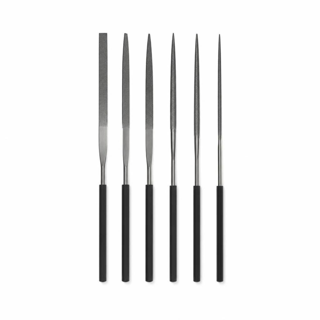 REWIN 4MM X 160MM 6PCS NEEDLE FILE SET