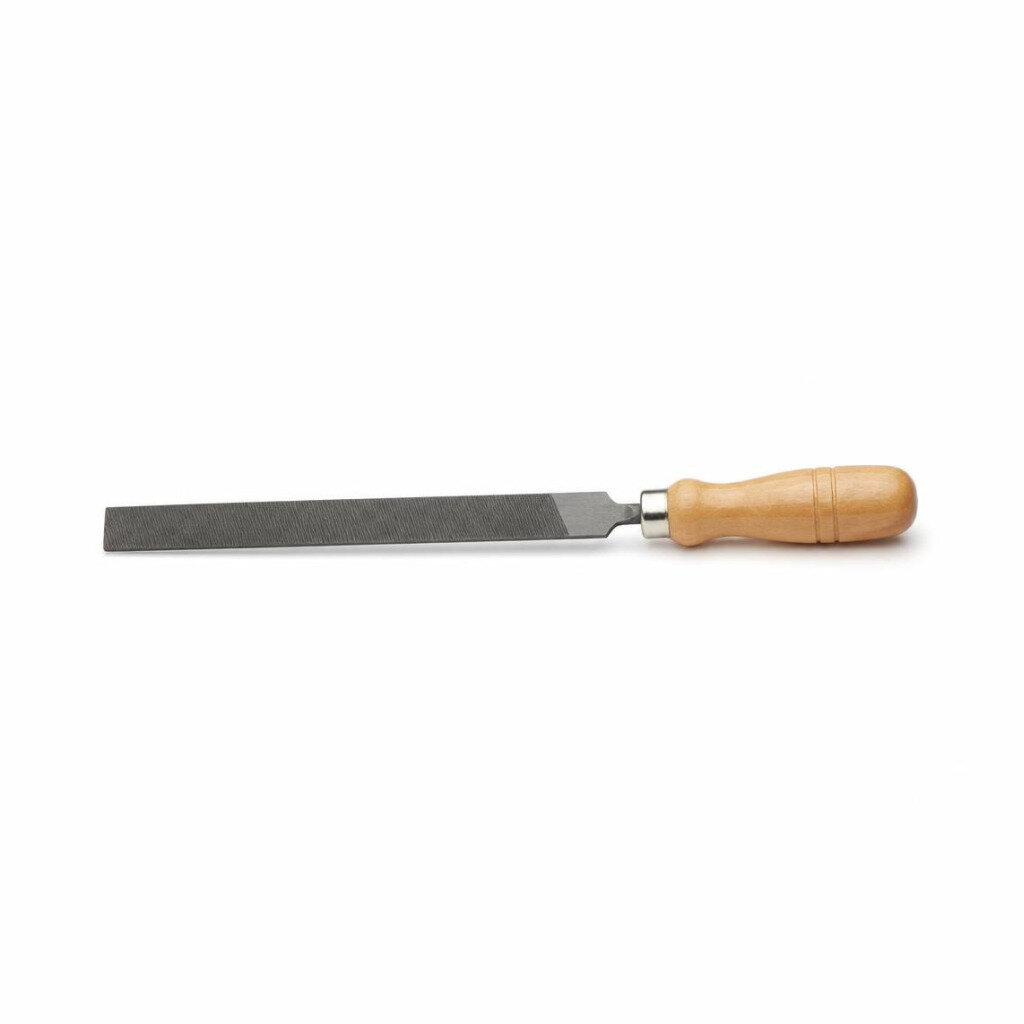 8" WOOD HANDLE FLAT FILES