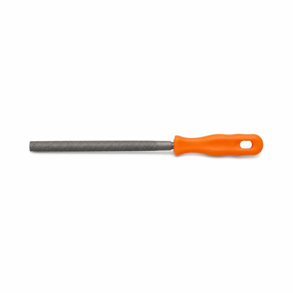 NEKEN 6" ROUND FILE WITH PLASTIC HANDLE