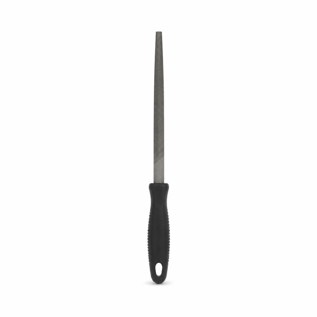 M-BLACKRINO BR2027 5" RUBBER HANDLE SLIM TAPER FILE