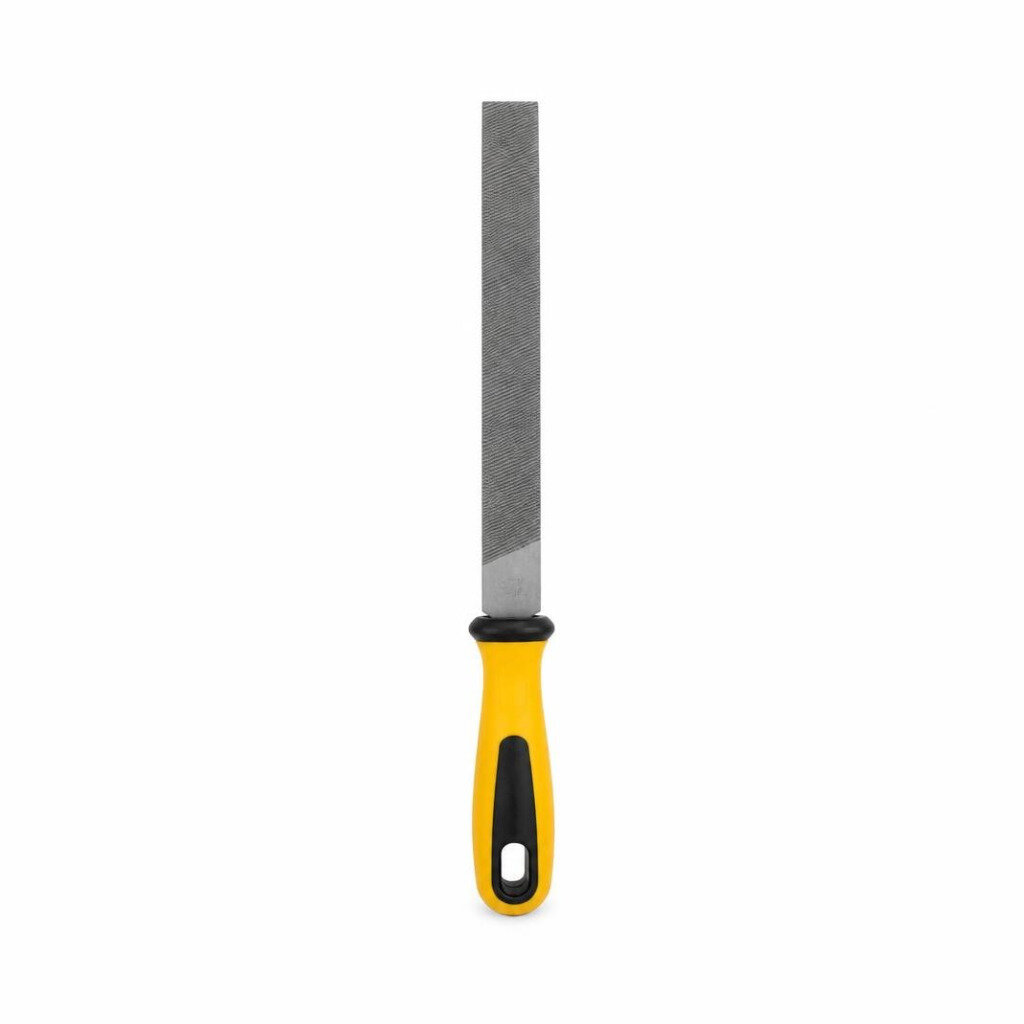 JETECH FFT-10 6" PLATIC HANDLE FLAT FILE - BASTARD